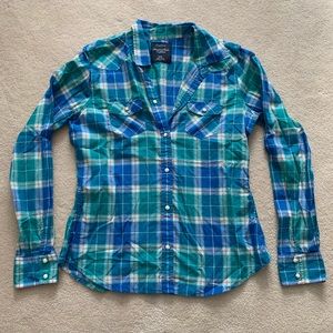 American Eagle plaid shirt